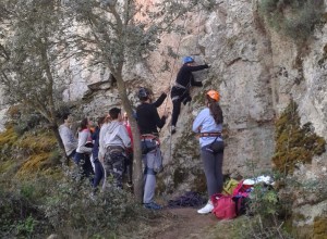 Escalada en el entorno del Balneario de Ledesma