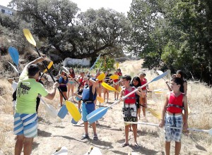 Piragüismo en el río Tormes