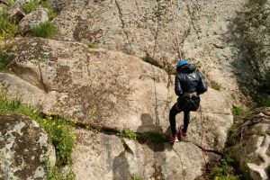 Rappel y escalada en Ledesma