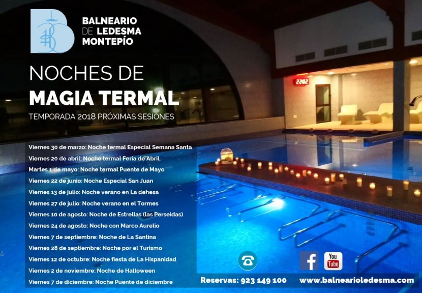 Vuelven Las Noches de Magia Termal en la temporada 2018