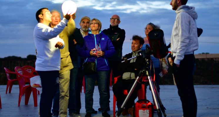 Disfruta de nuestros Talleres de Astronomía-Balneario de Ledesma, con StarTrails