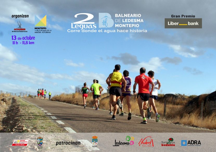 La III Edición de las 2 Leguas Balneario de Ledesma-GP Liberbank, el domingo 13 de octubre (11am, 12 km)