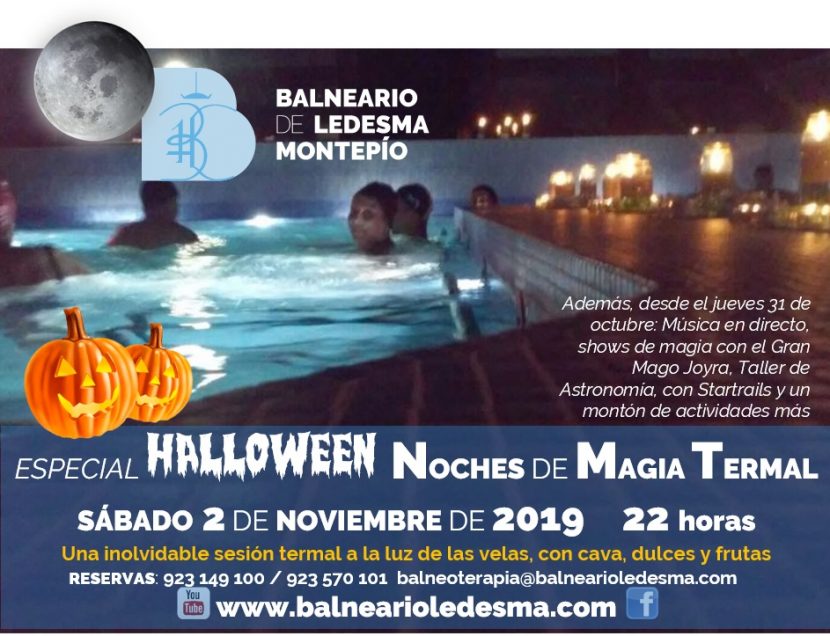 Especial Halloween en el Balneario de Ledesma: actividades especiales desde el jueves 31