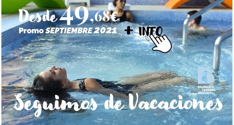 Promoción «En septiembre, seguimos de vacaciones», desde 49,68€ por persona (del 19 al 30 sept)