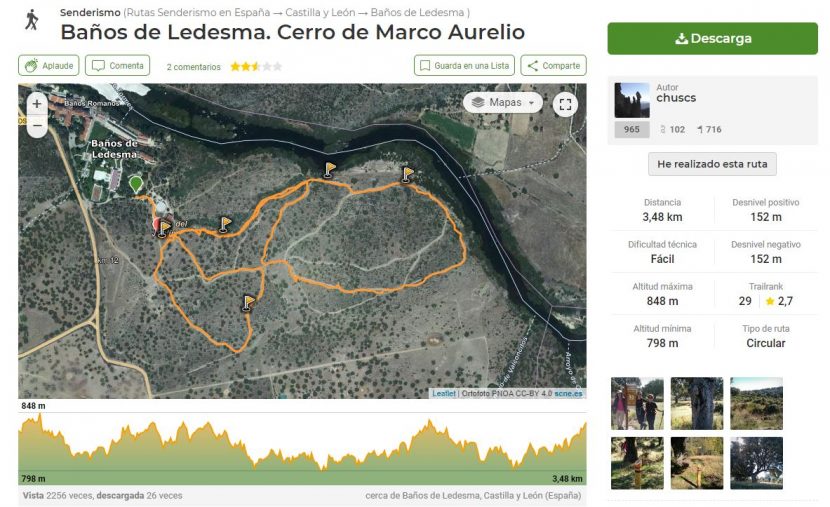 Ruta Marco Aurelio-Baños de Ledesma: una senda ambiental para conocer la Dehesa del Tormes