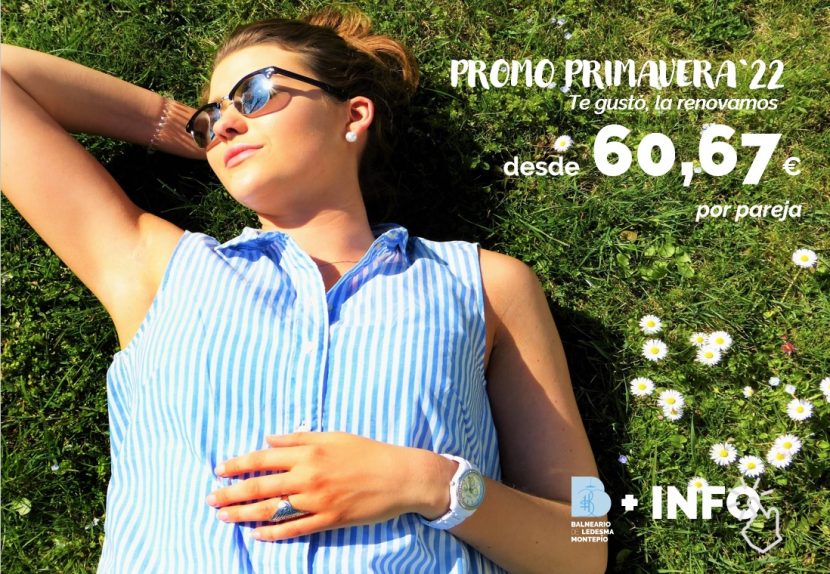 Renovada promo: Súper precio Primavera Termal`22: alojamiento por solo 60,67€ por pareja/ completa tu pack