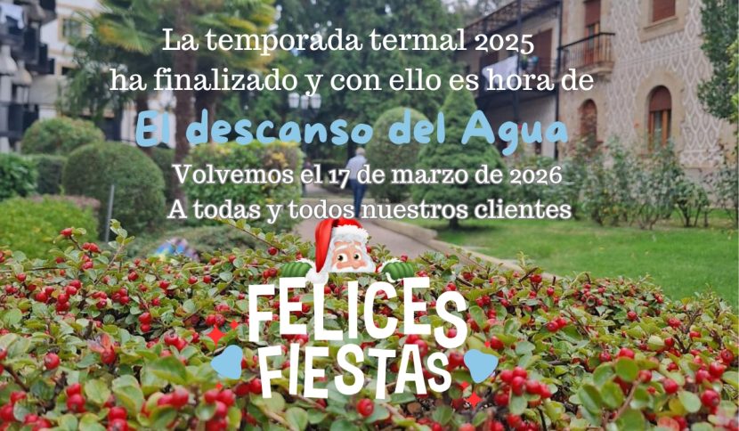 El Balneario de Ledesma dice adiós a su Temporada Termal 2024 💧 Felices Fiestas 🎄
