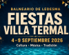 Septiembre llega al Balneario de Ledesma con las fiestas de la villa termal: música, cine y tradición para celebrar lo que nos une